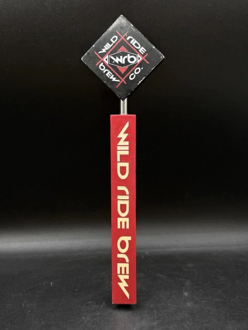 Wild Ride Brewing Nut Crusher Peanut Butter Porter Beer Tap Handle Knob 11